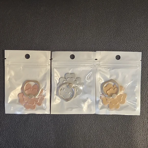 Flower Phone Ring Holder/Stand - Picture 4 of 9